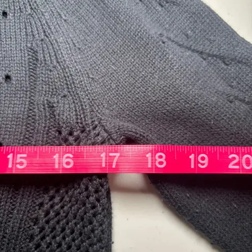 J.Crew J. Crew Black 100% Cotton Long Sleeve Sweater XS Preppy Classic