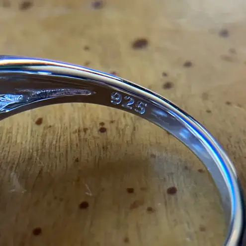 Natural Aquamarine Tanzanite Sterling Silver Ring Size 7