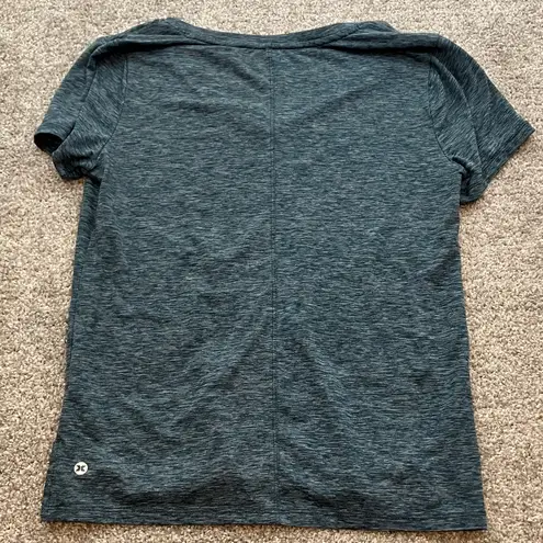 RBX Women's Short Sleeve Heathered Navy Tee Size S Gray