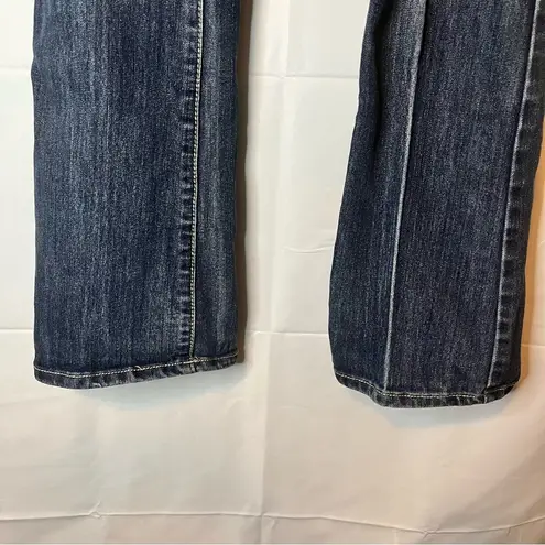 Vintage Blue Boot Cut Jeans with Flattering Silhouette Size undefined