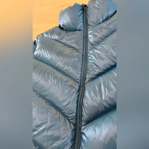 Athleta lofty down jacket dark vista teal size medium