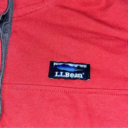 L.L. Bean Coral Red Pullover Rugby Sweater Women’s size XS