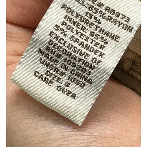 Vintage Havana Cream Vegan Leather Leggings NWT Small