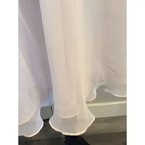 Oscar de la Renta Pink Label Size XL Scalloped hem nightie