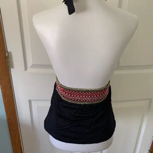 DKNY 👀FINAL SALE 👉DONATING  Swim halter black yarn 🧶 waist size m medium