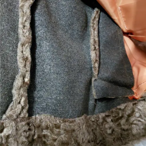 Vintage Itemhouse, Inc Womens Faux Fur Coat Brown Medium Brown Luxury Old Money