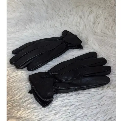 Black Leather Gloves for Men