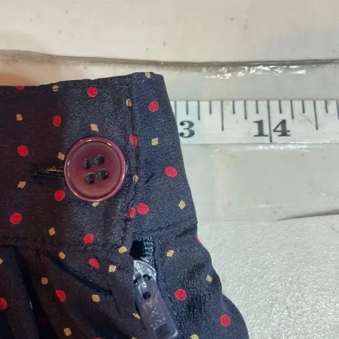 Vintage 90s The Villager Women's Patterned Pocket Maxi Skirt Navy Blue Size 10