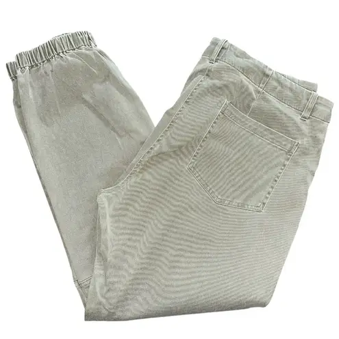 Elliot Lauren NWT Women’s Size 12 Khaki Tan Olive Surplus Cotton Joggers Pants