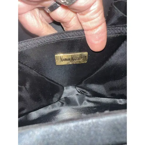 Neiman Marcus Vintage Satin And Velvet Heart Shape Evening Bag Satin Cord