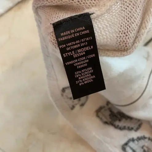 Ella Moss Leopard Spot Sweater Sz Medium with Zip