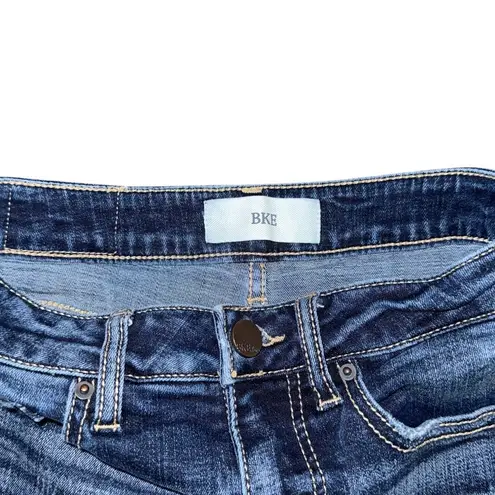 BKE Buckle Billie Stretch Denim Jean Shorts High Rise Distressed Women’s size 26