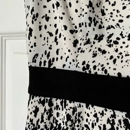 Maggy London Paint Splatter Cap Sleeve Dress - Size 2