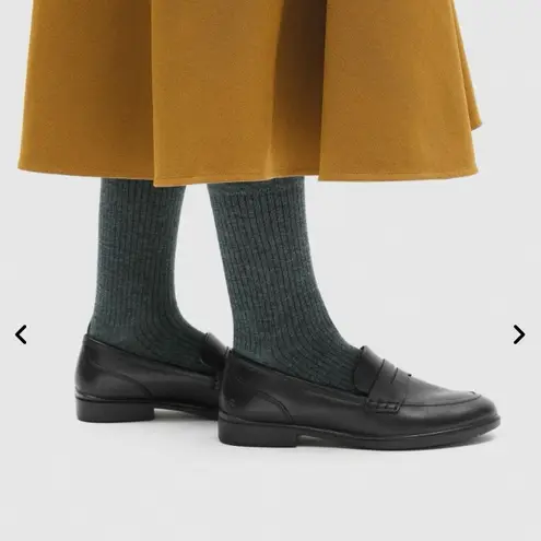 ECCO Women's Black Leather Loafer Dress Classic 15 Shoes Size 9