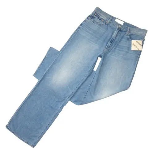 NWT Mother The Dodger Sneak in Tomorrow Never Knows Loose Wide Leg Jeans 31 Blue
