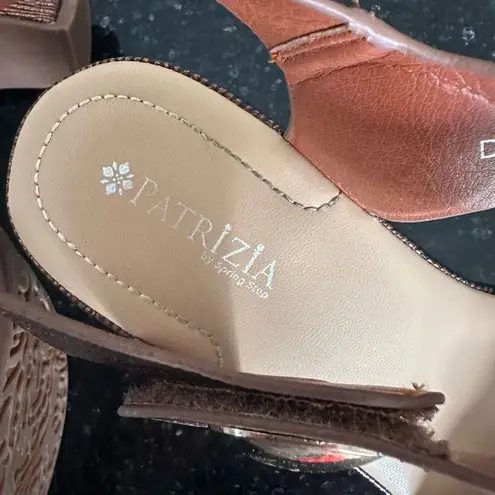 Spring Step PATRIZIA DADE Brinze Dade Party STRAP SANDAL SIZE 10