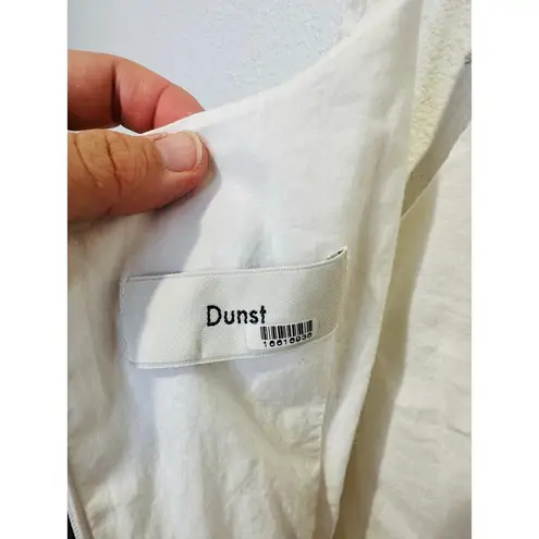 DUNST Women's White Flattering V