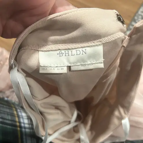 BHLDN Elegant Floral Embroidered Maxi Skirt Size 2