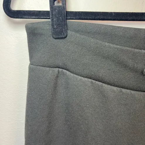 Brandy Melville  Women’s Hilary Yoga Pants Black 100% Cotton Fleece Tie  One Size