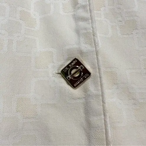 St. John Womens Size Large Vintage Designed Button Long Sleeve Collared Jacket