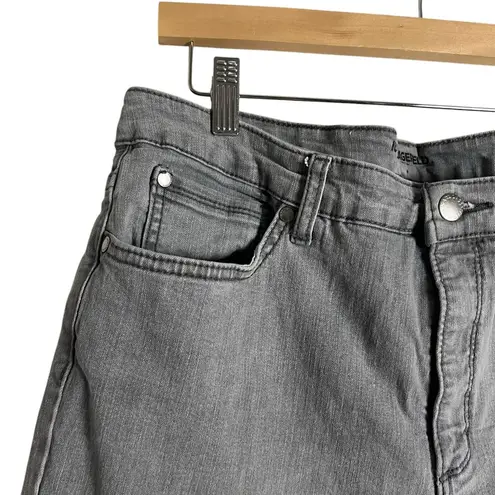 Karl Lagerfeld Gray High Rise Straight Leg Denim Jeans Size 14