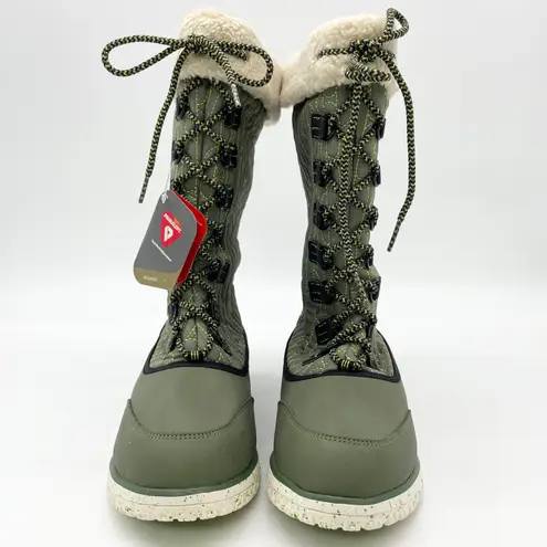 L.L.Bean Ultralight Pac Boots Tall Insulated Winter Boots Deep Olive 9 Green