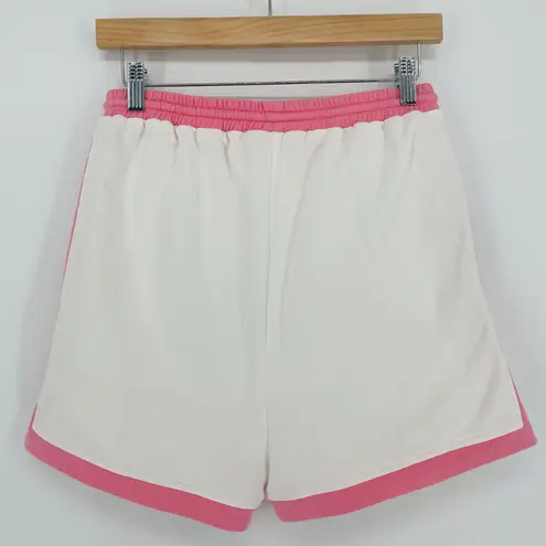 Fantastic Fawn  White Pink Golf Sequin Athletic Shorts Women's Size M