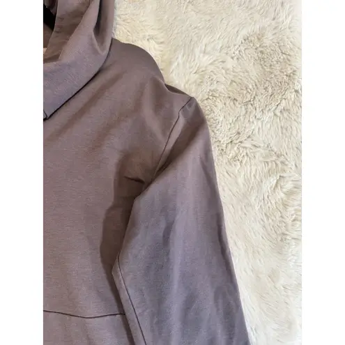 MARCELLA NYC Firenze Veil Hoodie Size L Burgundy Oversized Sweatshirt Lagenlook Size L