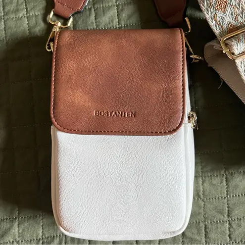 Bostanten Small Crossbody Cell Phone Purse Brown