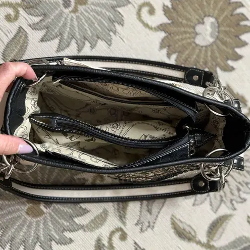 Montana West Purse Concealed Carry Handbag Shoulder Bag Rhinestone Tooled