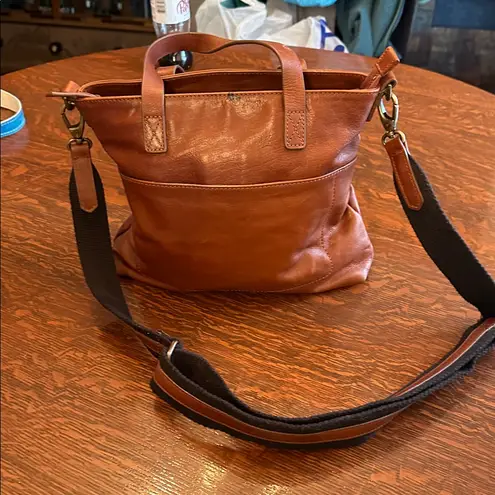 Fat Face The Paris Tote Bag 100% Brown Leather