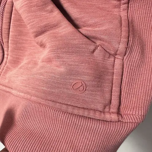 CRZ Yoga Womens 8/10 Full Zip Hoodie Workout Slim Fit Jacket Gym Zip Pockets