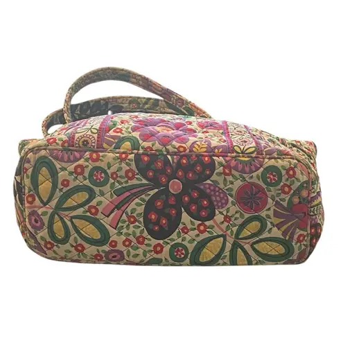 Vera Bradley  quilted Floral paisley pink purple Patterned Tote Bag  grandmacore