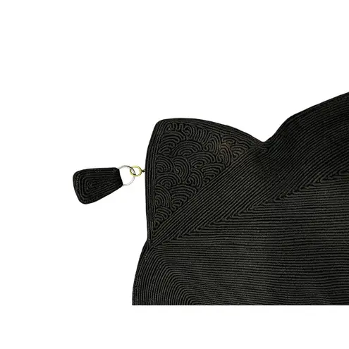 Vintage Corde Clutch Purse Black Art Deco Used Includes Coin Purse (Needs Repair