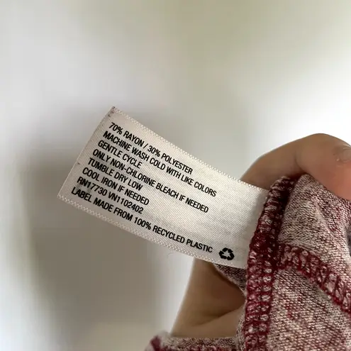 Mossimo Supply Co. marron white heathered summer romper v