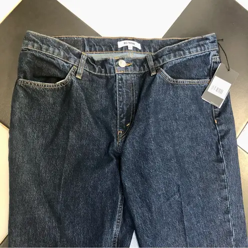 RE/DONE NWT 70s Low Rise Flare Jeans Dark Wash Heritage Rinse Flares size 31