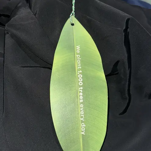 Farm Rio NWT Black Taffeta Mini Skirt Black