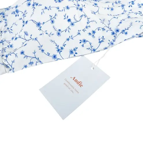 ANDIE Swim The Symi Bikini Top Blue Ditsy Bloom Size XXXL, NEW WITH TAG