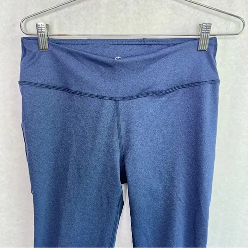 Gaiam Blue crop leggings medium