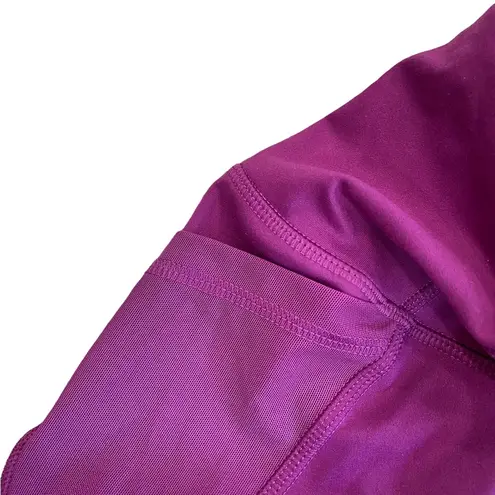 All In Motion  Women's Contour Purple High
Rise 7” Shorts Size XS New With Tags