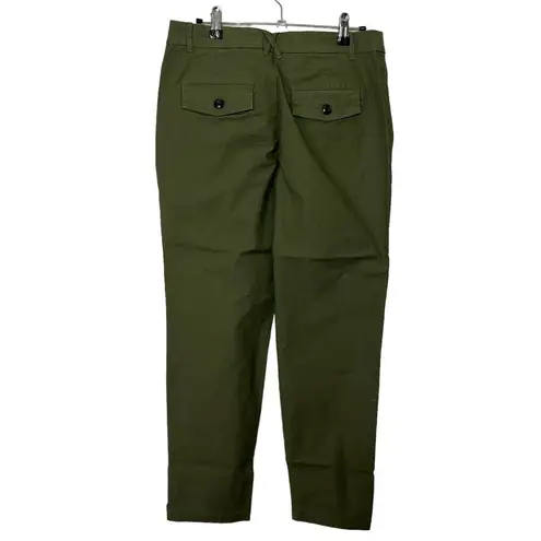 Alex Mill Women’s Alex Chinos Khaki Pants Army Olive Cropped Size 2 NWT New Green