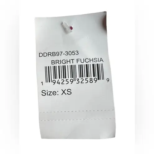 Dress the Population Pink Fuchsia Satin One Shoulder Cocktail Midi Dress