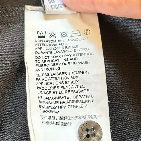 PINKO Italy Nicole Black Lace Bodice Wide Cropped Leg Elegant One Piece Sz 2💛