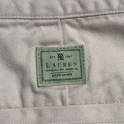 Ralph Lauren Lauren  Vintage High Rise Cotton Shorts Light Pink Women's Size 10p