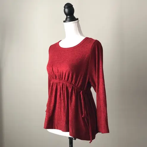 Caslon | Burgundy Empire Waist Sweater Sz XSP