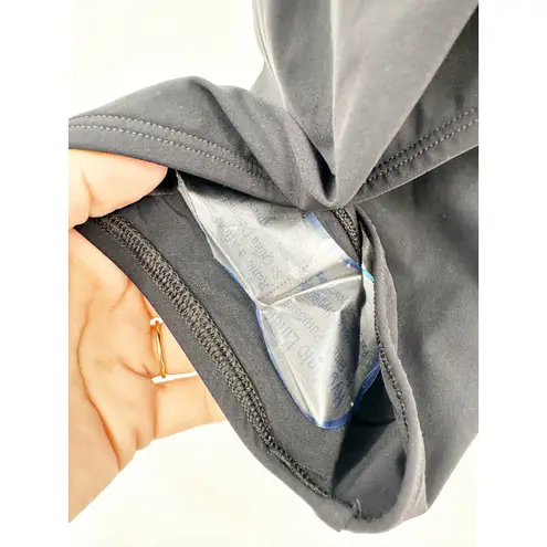 Skinny Dippers Jelly Beans Cinch Ruffle One Piece Swimsuit Black Size Medium NWT