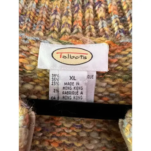 Talbots  wool blend zip up sweater vest