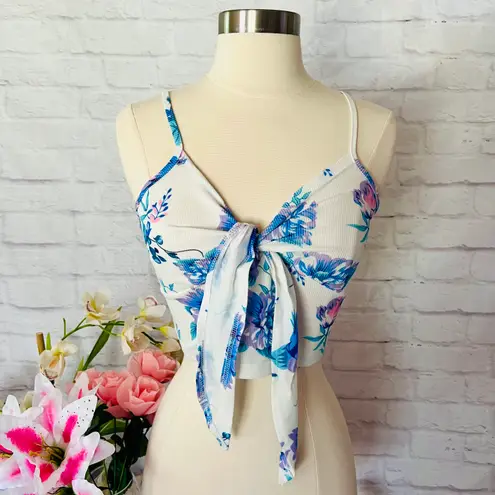 Boutique Knot Front Cropped Cami