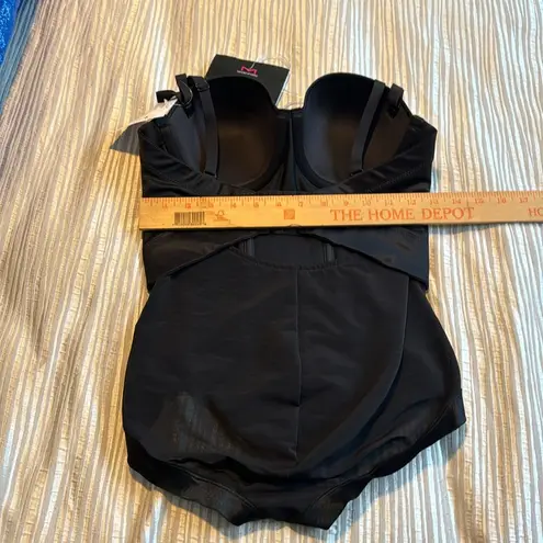 Maidenform Ultra-Firm Convertible Body Shaper With Built-In Underwire Bra nwt