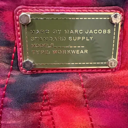 Marc by Marc Jacobs Quilted Laptop Tablet Sleeve Tie Dye Red Pink 13”